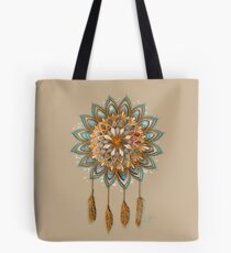 Golden Dreams Dreamcatcher Tote Bag