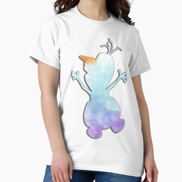 Item preview, Blue and purple watercolor snowman designed and sold by becsdoesart.