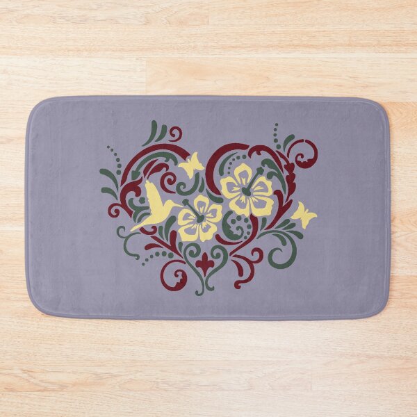 Item preview, Colorful Floral Heart designed and sold by mrtraz.