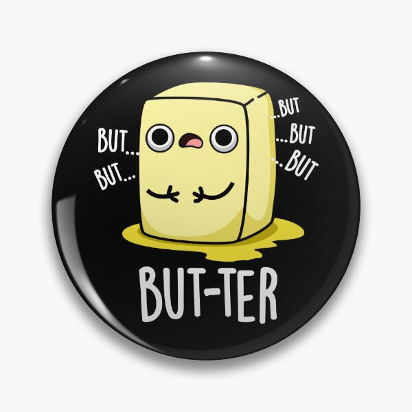 Item preview, But-ter Funny Butter Puns (Dark BG) designed and sold by punnybone.