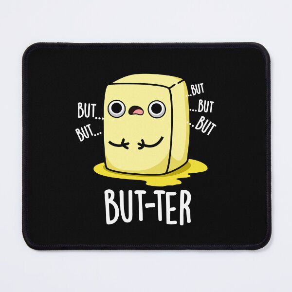 Item preview, But-ter Funny Butter Puns (Dark BG) designed and sold by punnybone.