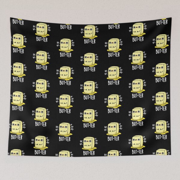 Item preview, But-ter Funny Butter Puns (Dark BG) designed and sold by punnybone.