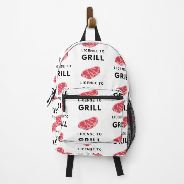 Item preview, License to Grill White designed and sold by unclejab.