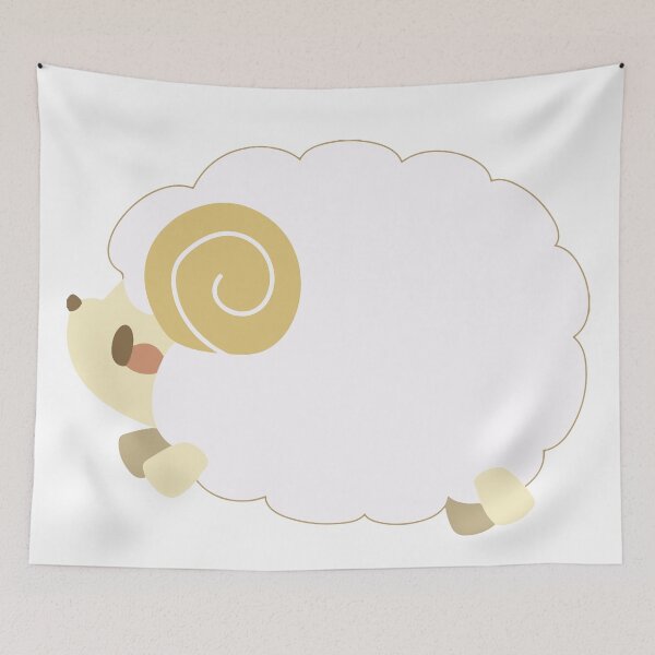 Item preview, Cute little cartoon sheep designed and sold by RaionKeiji.