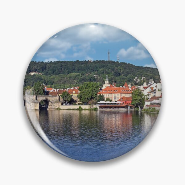Item preview, Charles bridge over Vltava river in Prague landscape designed and sold by goceris.