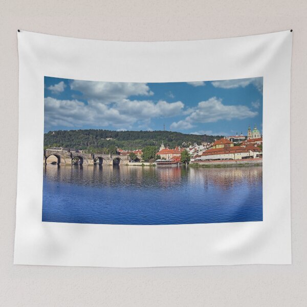 Item preview, Charles bridge over Vltava river in Prague landscape designed and sold by goceris.