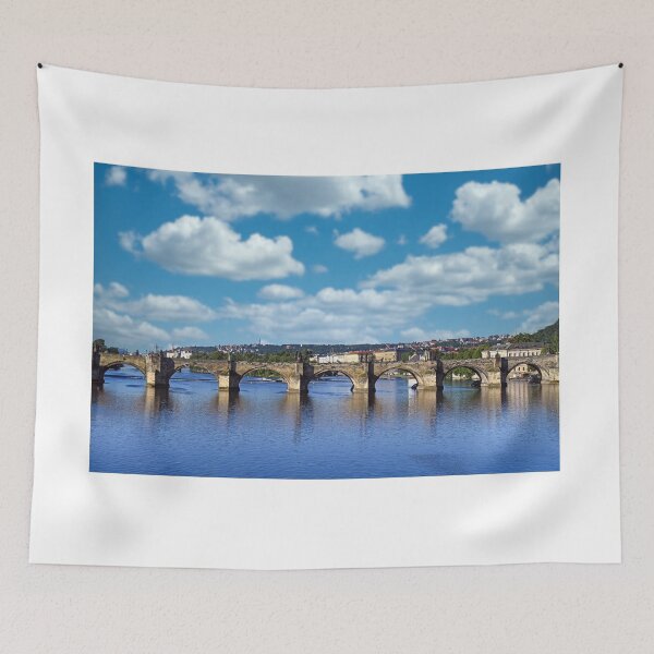 Item preview, Charles bridge over Vltava river in Prague landscape Czech republic designed and sold by goceris.