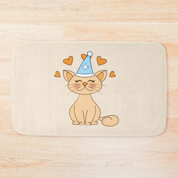 Item preview, Cute cat with sky cotl anniversary hat designed and sold by Artsy-Bubble.