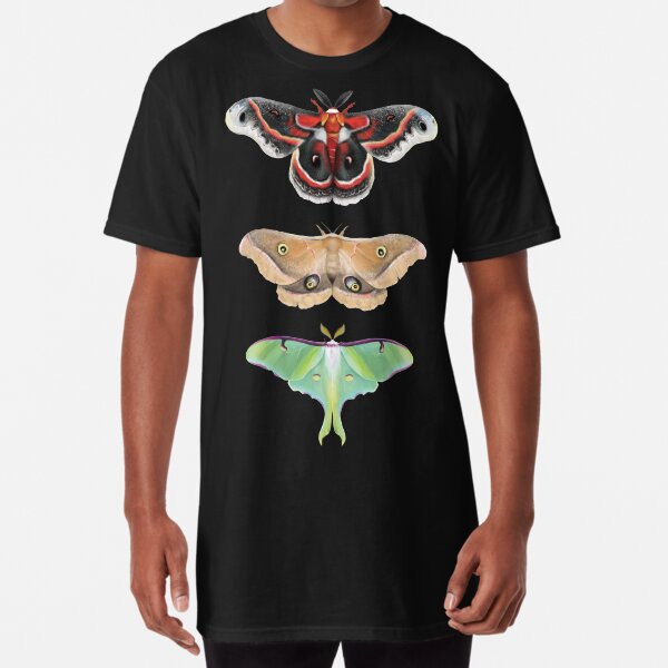 Giant Silk Moth Tier Long T-Shirt