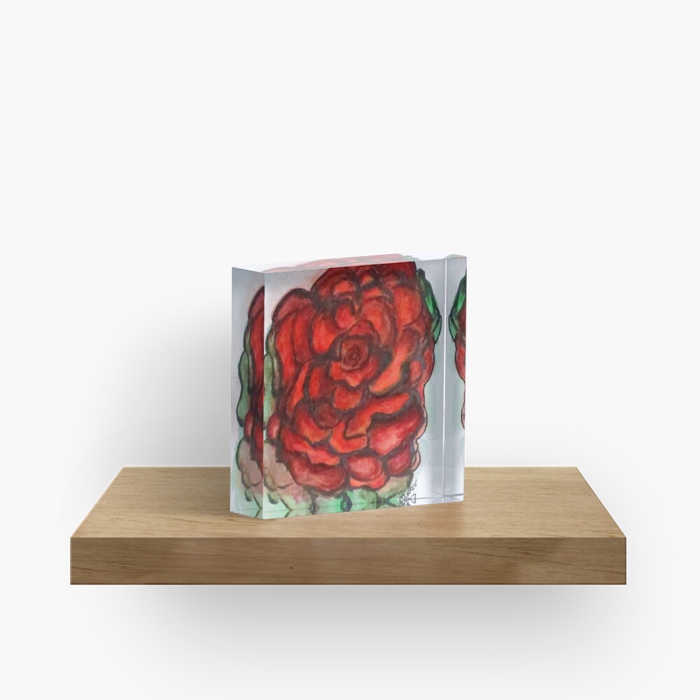 Art Doodle No. 18 Acrylic Block