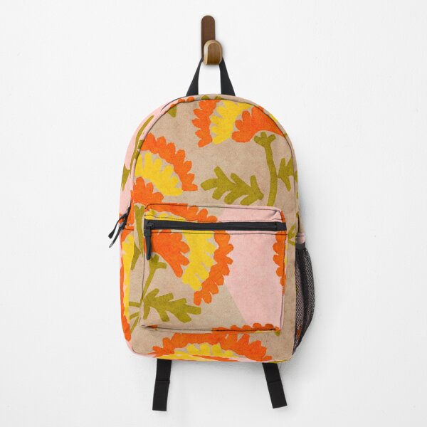 Item preview, Red and Orange Marigold print - Mexico City Marigold Market designed and sold by Noodle Nerd.