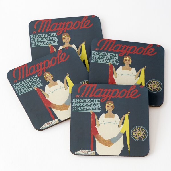 Item preview, MAYPOLE FARBE PASTA OSTERREICH 1910 Vintage Food Poster designed and sold by retroposters.