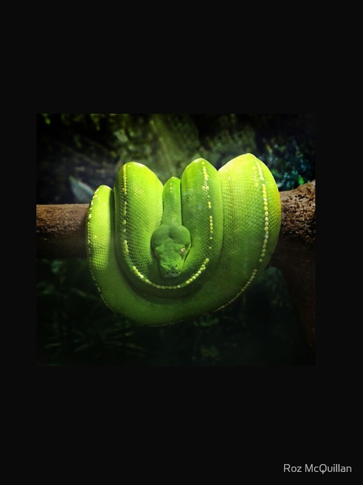 Thumbnail 4 of 4, iPhone Case, Green Tree Python designed and sold by rozmcq.