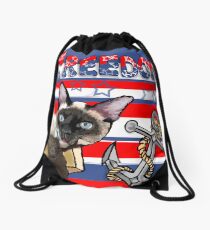 Freedom - The Lucky Cat Drawstring Bag
