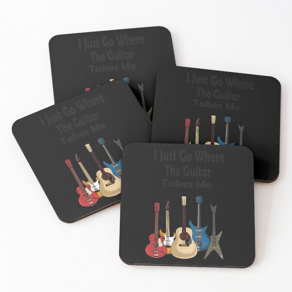 Item preview, Guitar Meme Guitar Meeting I Go Where The Guitar Takes Me Sticker designed and sold by CravenStore99.