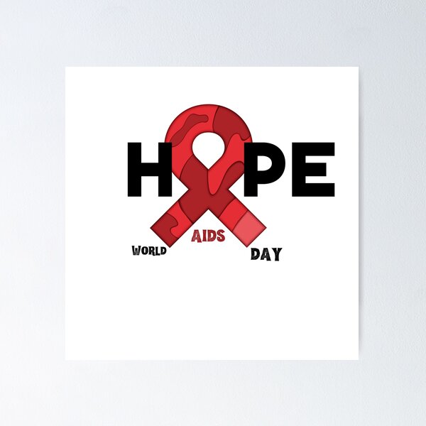 Item preview, 1st december world AIDS DAY , World Aids Day concept, AIDS Awareness Ribbon Icon designed and sold by Shifa19.