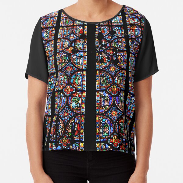 Stained Chiffon Top