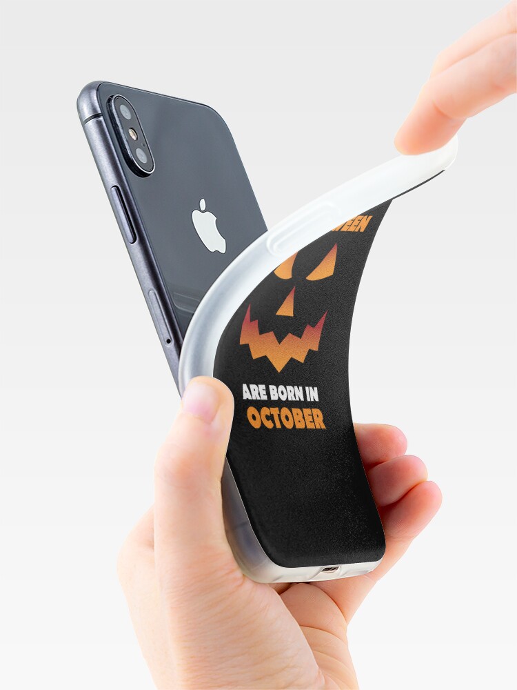 Kings Of Halloween Born In October iPhone Case