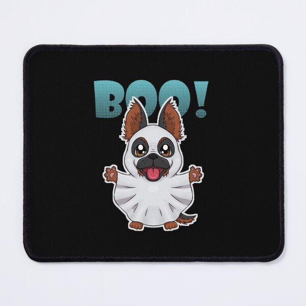 Item preview, Boo Ghost German Shepherd Puppy | Halloween Puppy | Red-Black designed and sold by Jovak.
