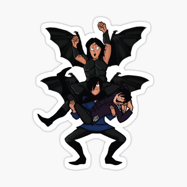 Un tribunal de niebla y furia, Cassian, Azriel y Rhysand Pegatina