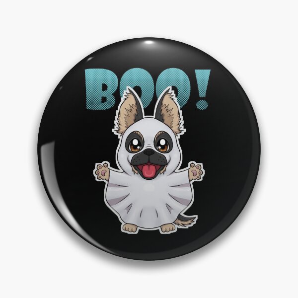 Item preview, Boo Ghost German Shepherd Puppy | Halloween Puppy | Silver-Black designed and sold by Jovak.
