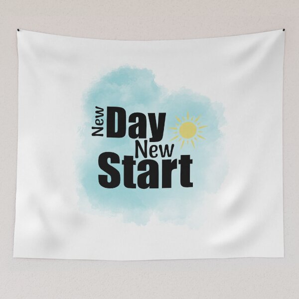 Item preview, New day new start designed and sold by Dinablal.
