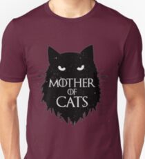 Beste Mutter der Katzen T-Shirt-Spiel der Throne Slim Fit T-Shirt