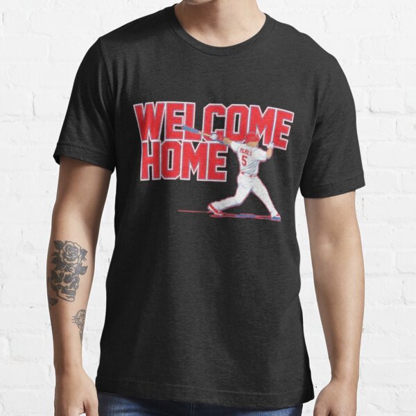 Breaking T Men's St. Louis Cardinals Albert Pujols Welcome Home #5 T-shirt