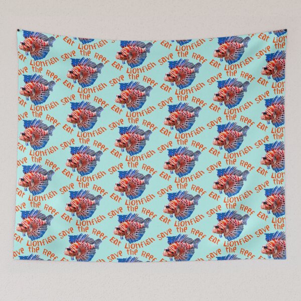 Item preview, Eat Lionfish designed and sold by StormysSeas.