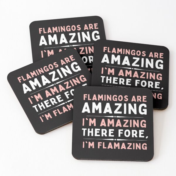Item preview, I am Flamazing, Funny Flamingo Love designed and sold by Nero9o.