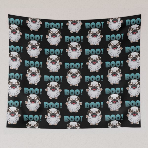 Item preview, Boo Ghost Pug Puppy | Halloween Puppy | Apricot designed and sold by Jovak.