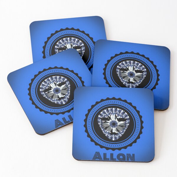 Item preview, Allan - Mustache Alien - Funny First Name designed and sold by LV-creator.