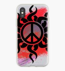 Cool Peace Sign with Paint iPhone Case