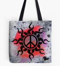 Cool Peace Sign with Paint Tote Bag
