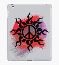 Cool Peace Sign with Paint iPad Case/Skin