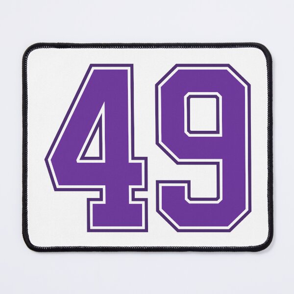 Item preview, Purple Number 49 lucky sports jersey forty nine designed and sold by HeavyStyle.