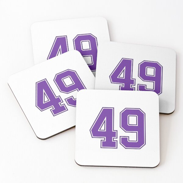 Item preview, Purple Number 49 lucky sports jersey forty nine designed and sold by HeavyStyle.