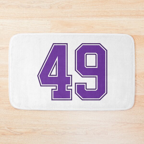 Item preview, Purple Number 49 lucky sports jersey forty nine designed and sold by HeavyStyle.