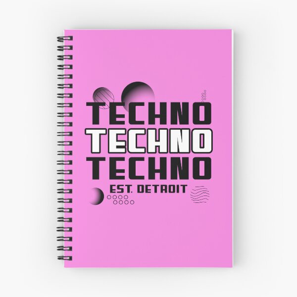 Item preview, Techno Techno Techno (black)  designed and sold by Discothreadz.