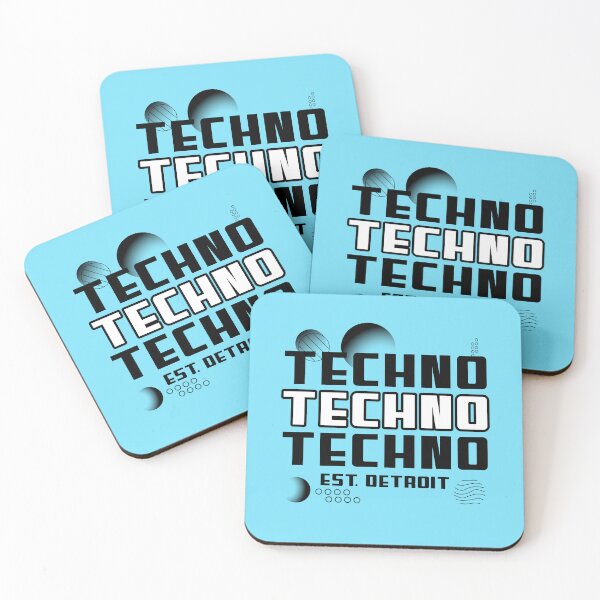 Item preview, Techno Techno Techno (black)  designed and sold by Discothreadz.