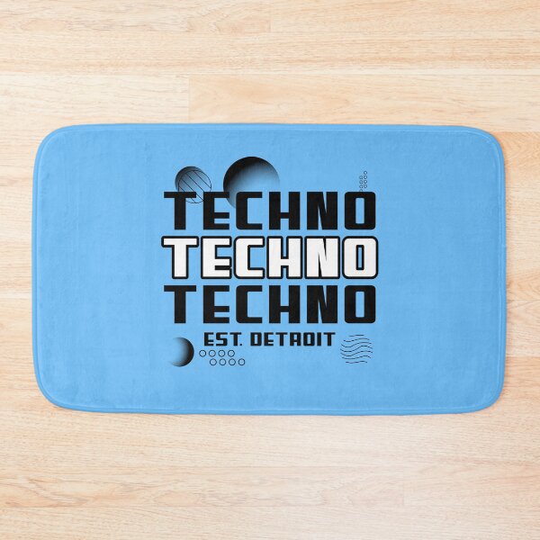Item preview, Techno Techno Techno (black)  designed and sold by Discothreadz.