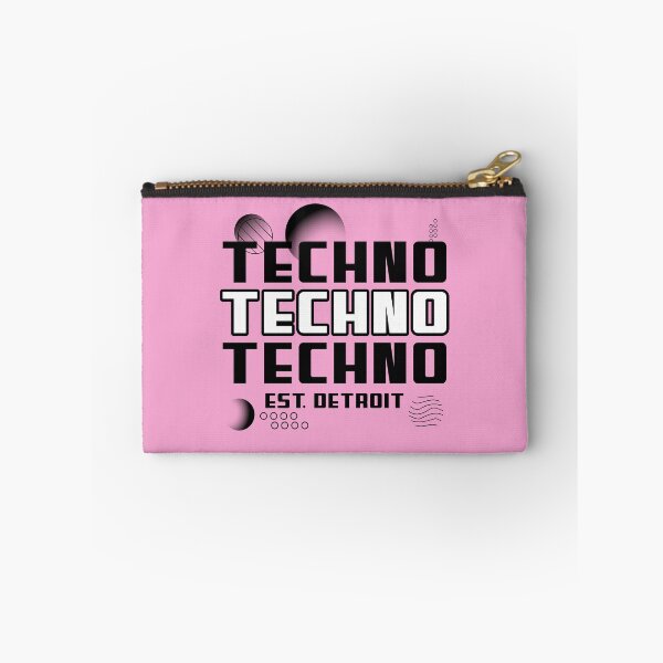 Item preview, Techno Techno Techno (negro) designed and sold by Discothreadz.