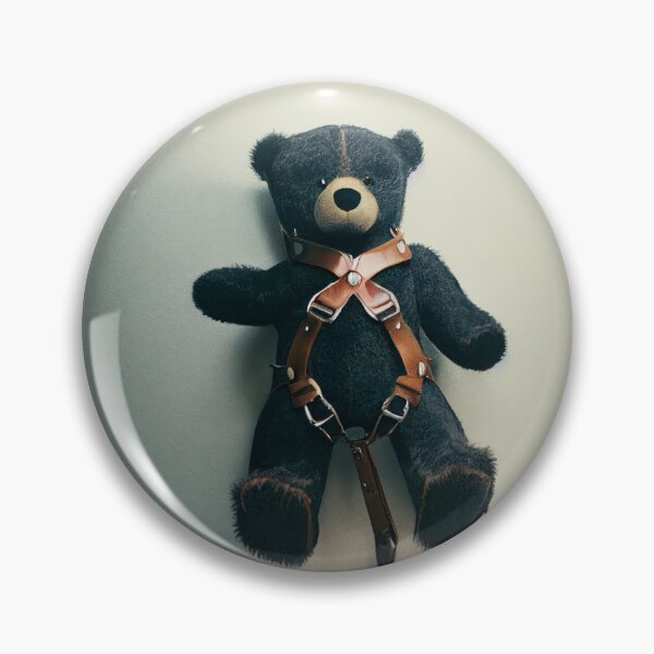 Item preview, Teddy Bear Wearing a Leather Harness #3 designed and sold by 30littlesteps.