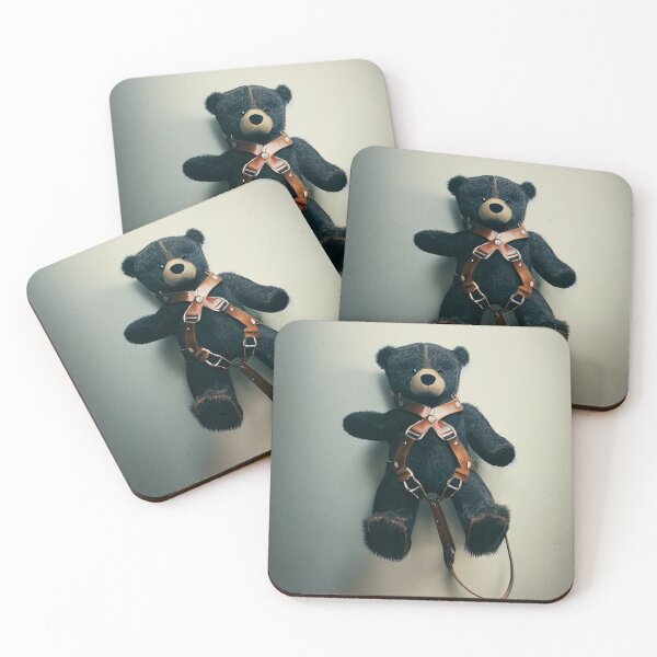Item preview, Teddy Bear Wearing a Leather Harness #3 designed and sold by 30littlesteps.