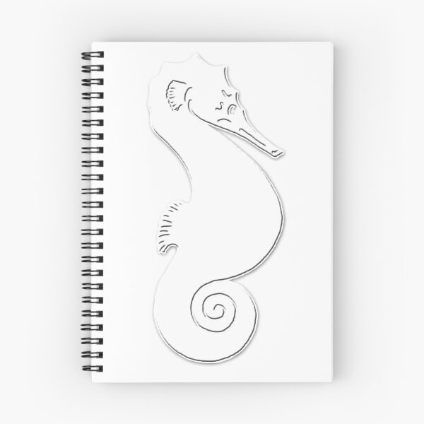 Item preview, White Seahorse designed and sold by Dean Harkness Art.