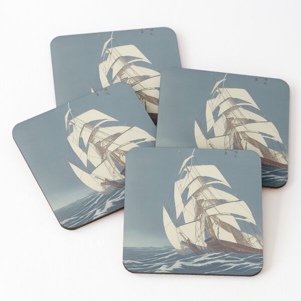 Item preview, Japan Classic - Sailship in Stormy Sea 4 designed and sold by ThajaFloecky.