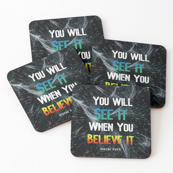 Item preview, Wayne Dyer Quote - You will see it when you believe it designed and sold by Expandingyourreality.