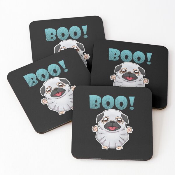 Item preview, Boo Ghost Pug Puppy | Halloween Puppy | Fawn designed and sold by Jovak.