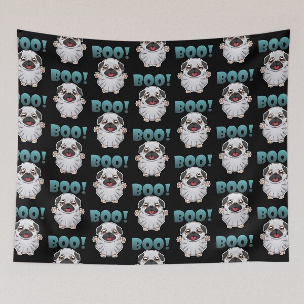 Item preview, Boo Ghost Pug Puppy | Halloween Puppy | Fawn designed and sold by Jovak.
