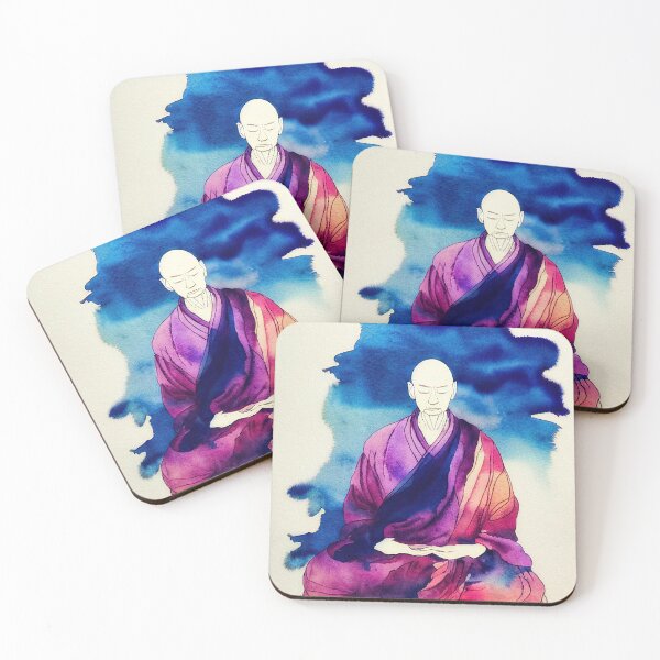 Item preview, Watercolor Monk 1 designed and sold by CEVmemories.